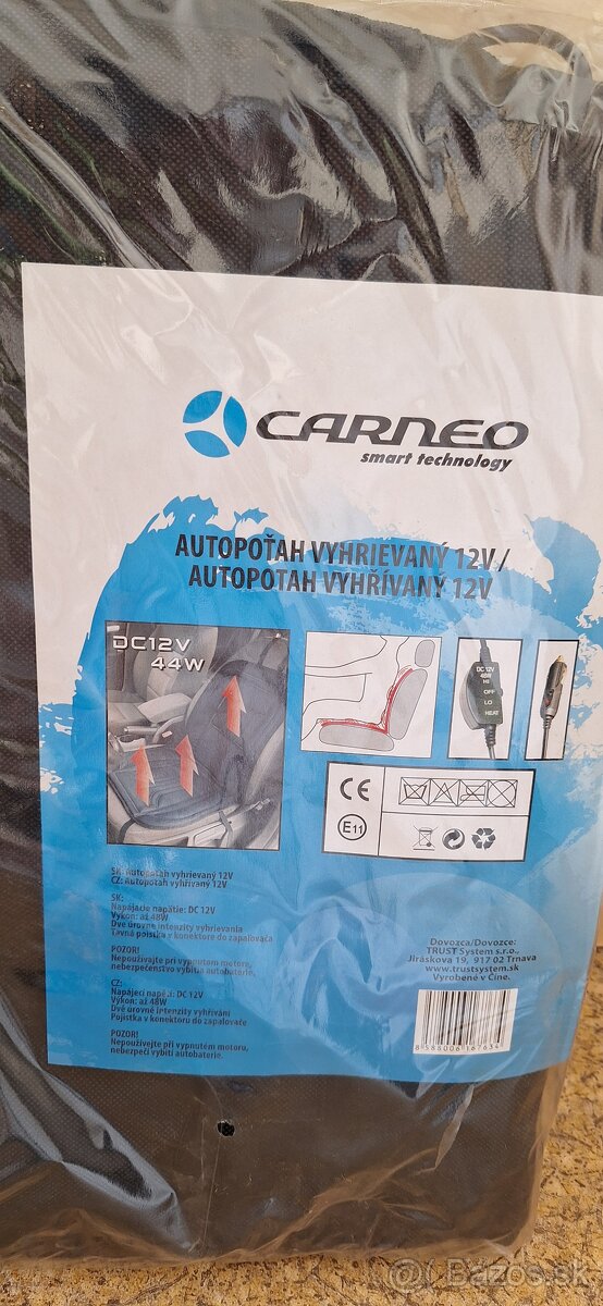 Predam vyhrievany autopotah CARNEO