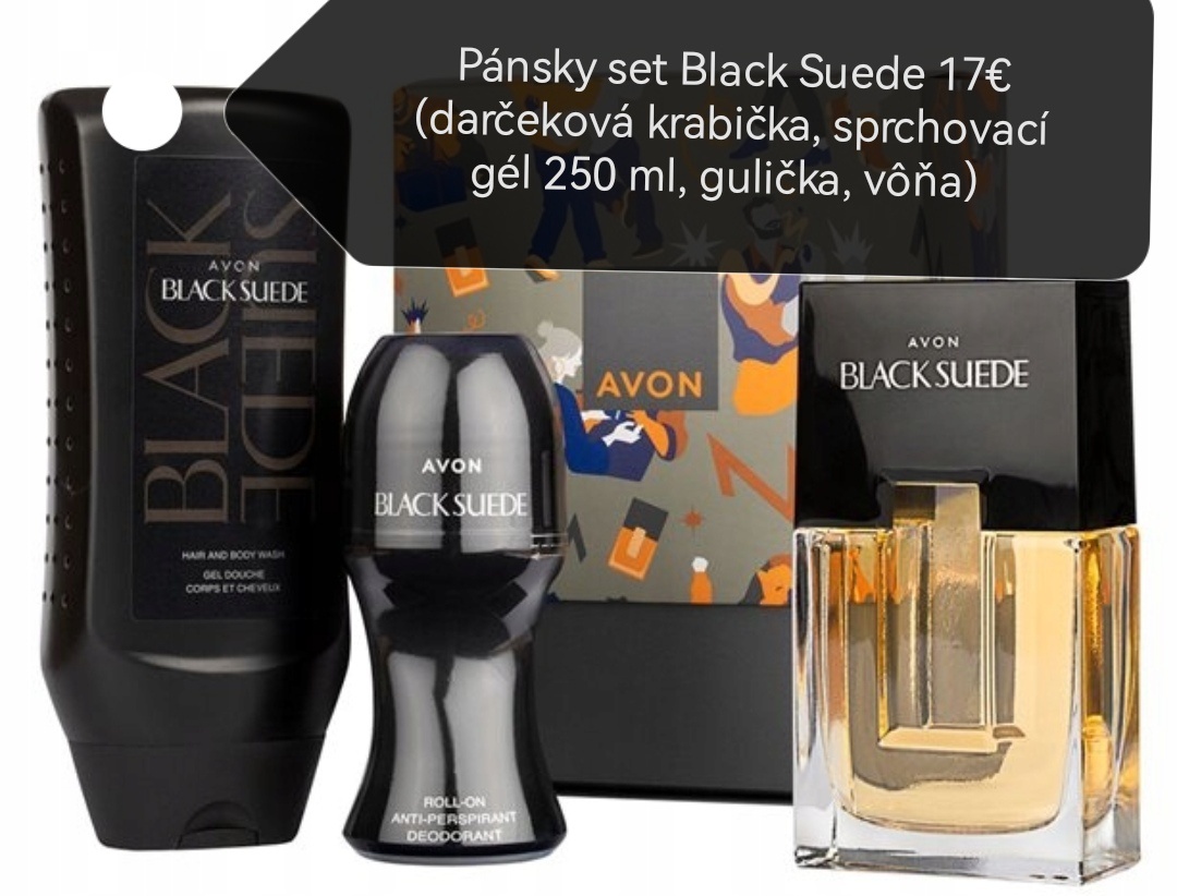 Pánsky darčekový set Black Suede