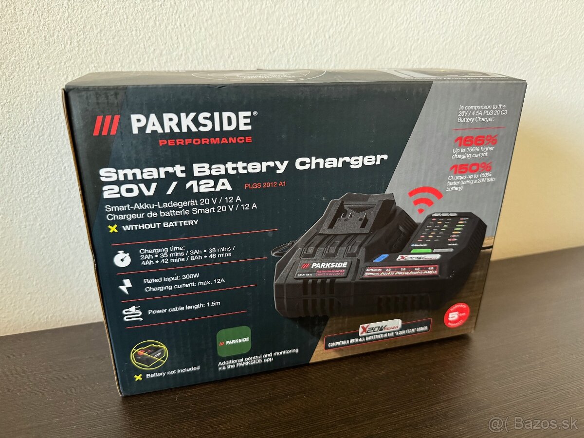 PARKSIDE PERFORMANCE Smart nabíjačka 20V/12 A PLGS 2012 A1