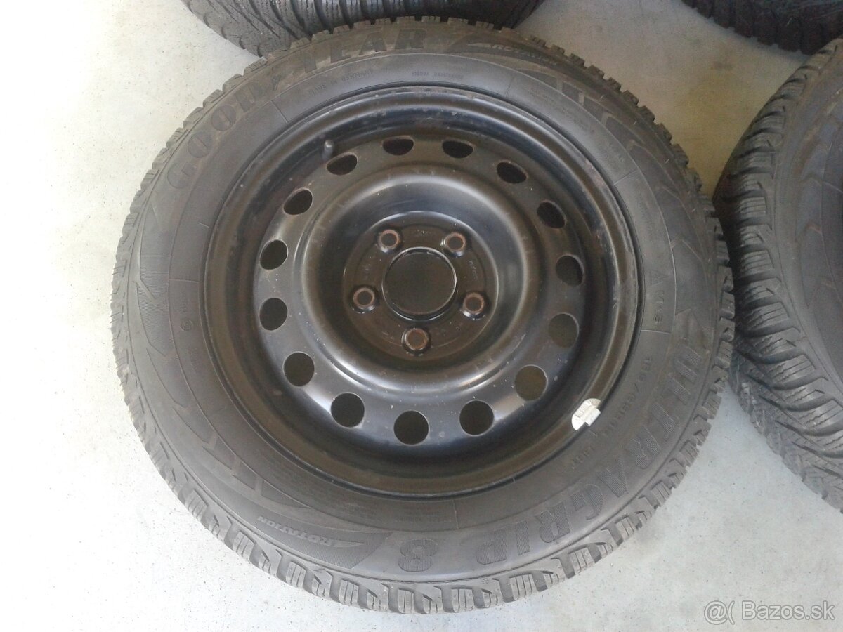 Predam Zimne kolesa 5x114,3 R15 6J ET47 HYUNDAI KIA