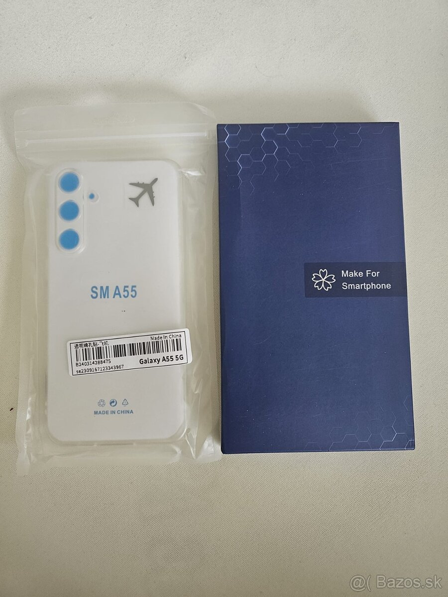 Predám skla a obal na Samsung Galaxy A55