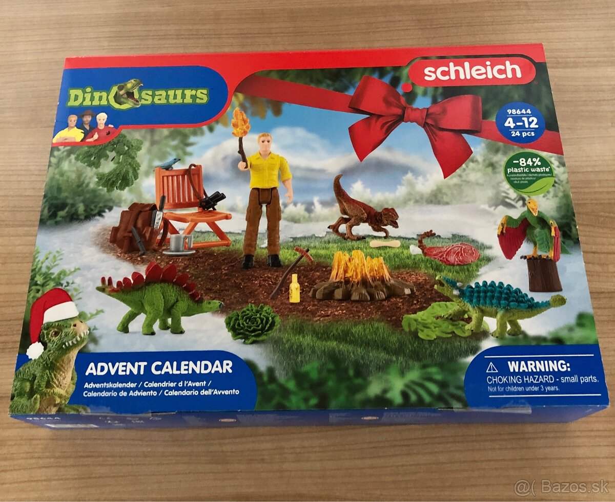 NOVÝ Adventný Kalendár: Schleich Dinosaurus