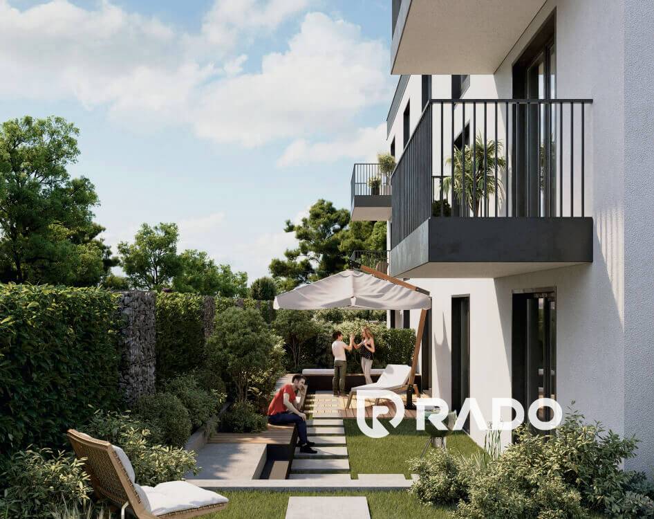 RADO | GreenResidence 2-izbový byt 53,83m2 + predzáhradka | 