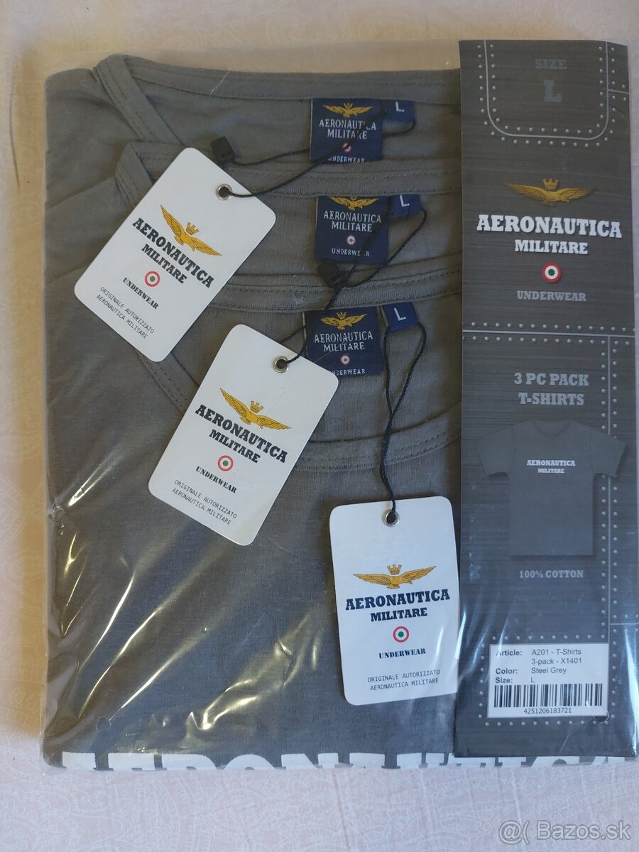 Aeronautica Militare 3 pack tričko