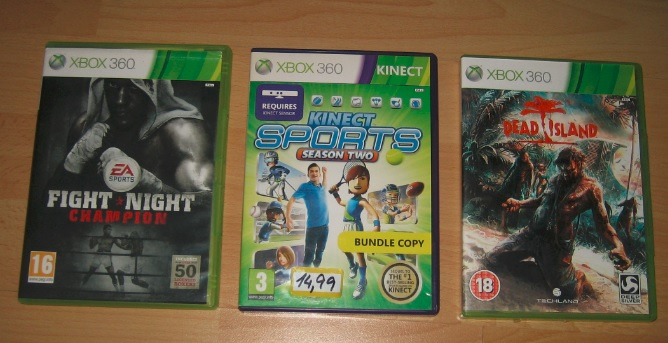 3 hry na XBOX 360 spolu za 15€