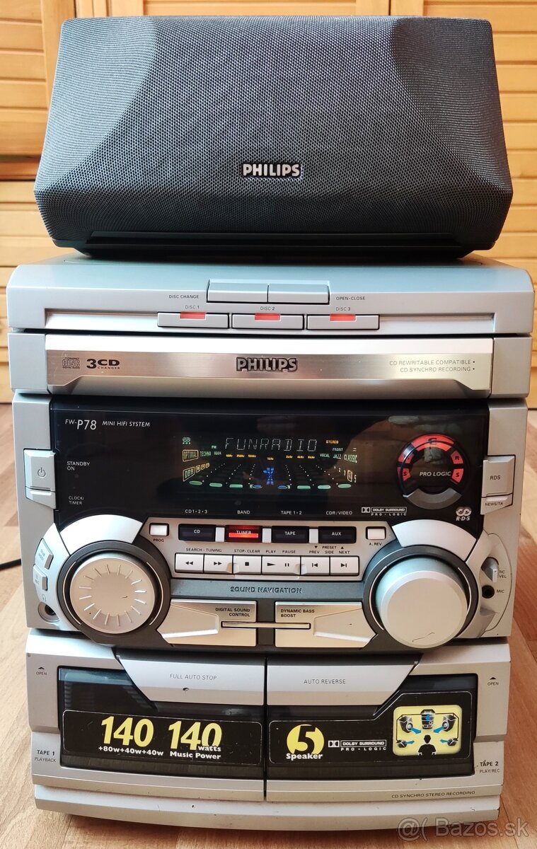 Mini Hifi System PHILIPS FW-P78