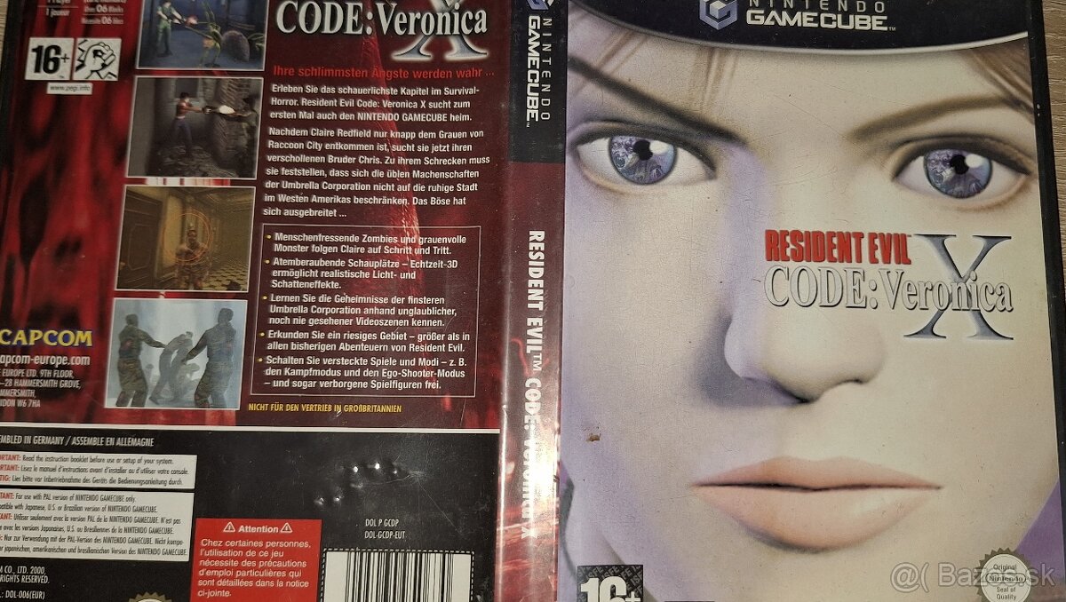 Gamecube Resident evil code Veronica x