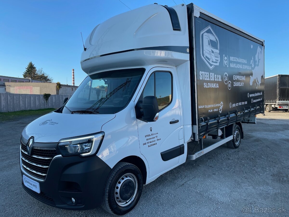 Renault Master Valník Blue dCi 165 - 10 paleta