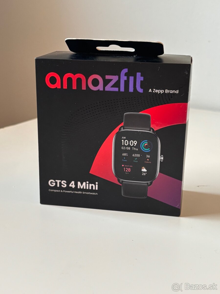 Xiaomi Amazfit GTS 4 Mini, čiernej farby