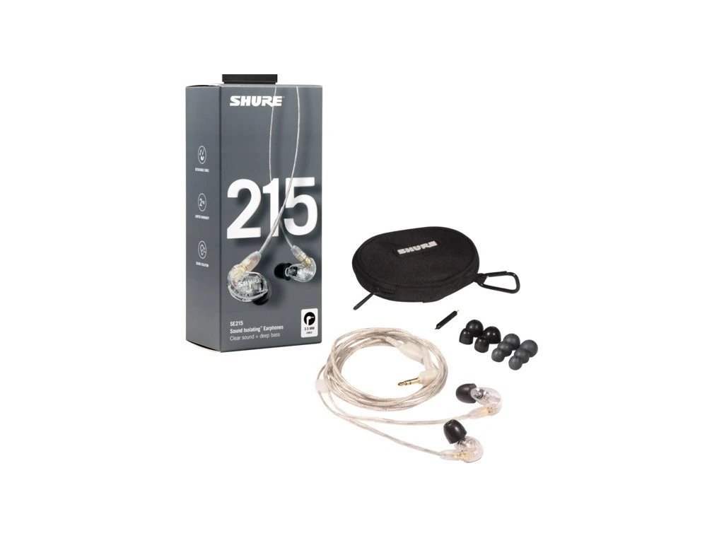 Shure SE215-CL-EFS + Rockboard HA1 - IN EAR SET