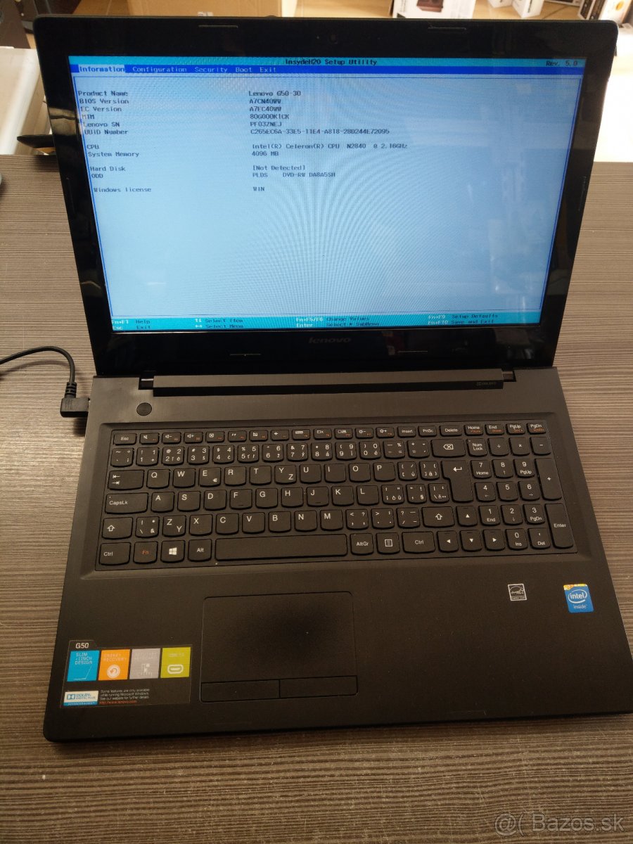 Lenovo G50-30; B50-30, Dell E6420; HP 250 G4; Acer 5532