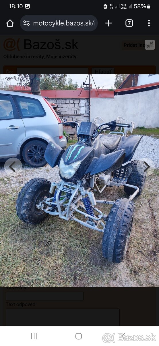 predám atv 250