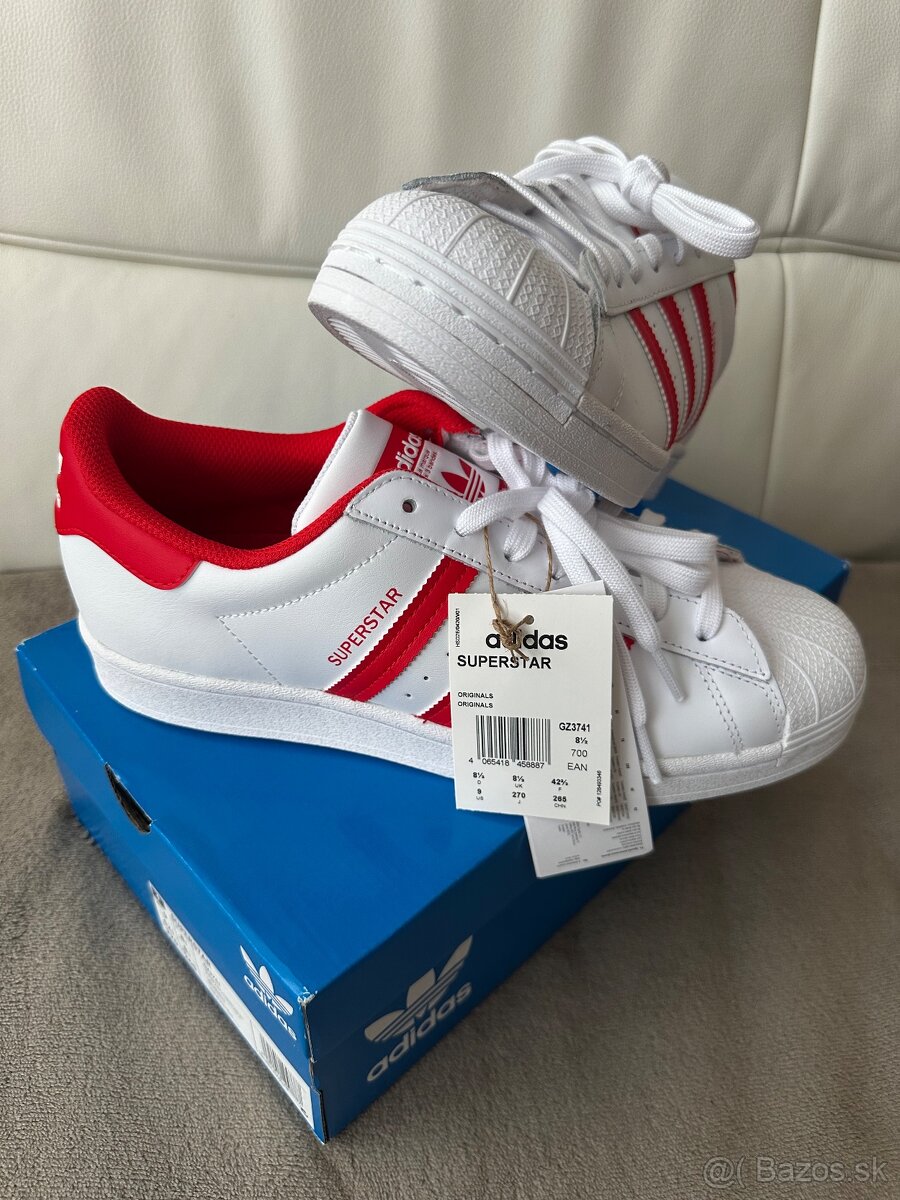 Adidas Original SUPERSTAR 42 2/3 (FUNGEL NOVÉ)