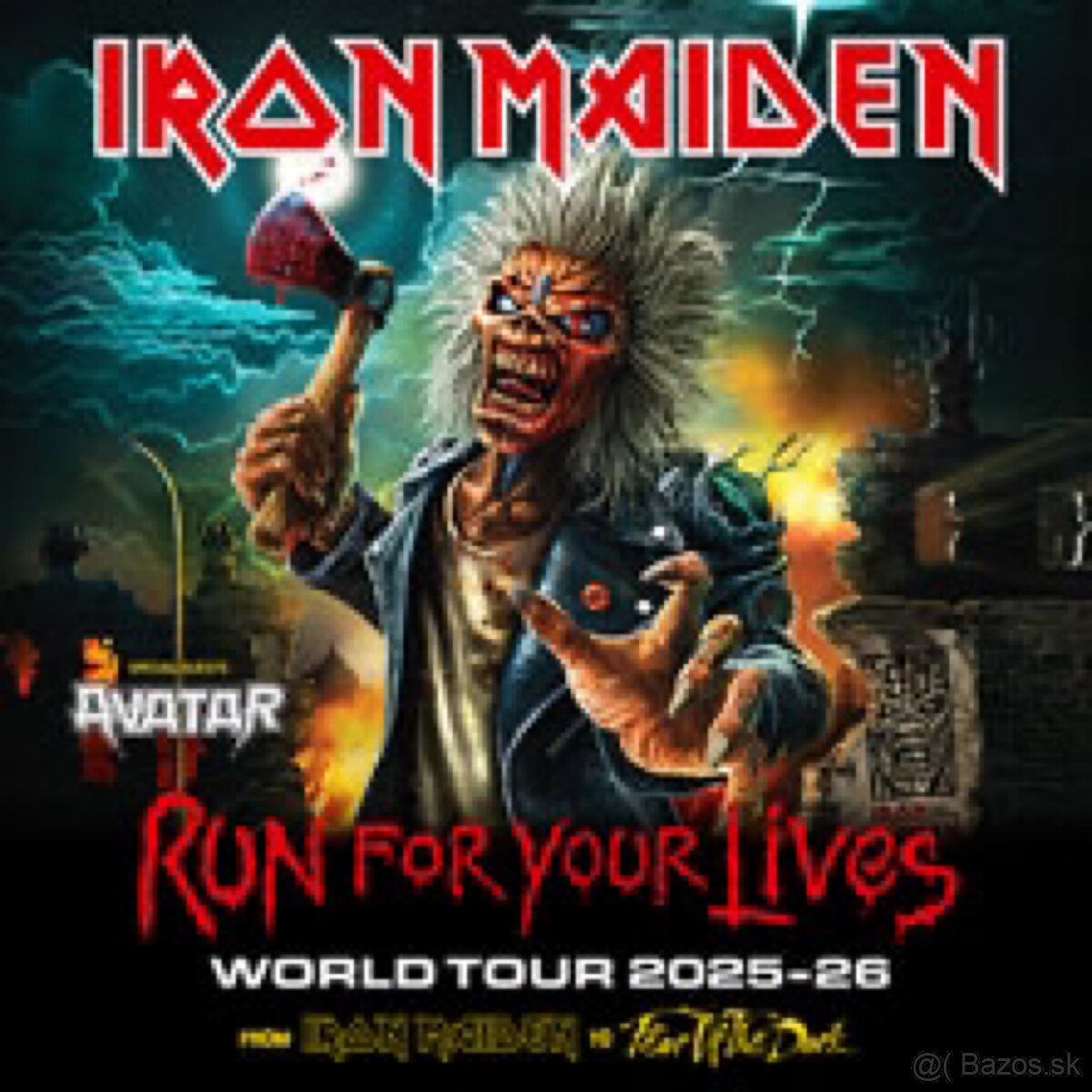 Iron Maiden Viedeň 17.7.2025 - 2 lístky na sedenie