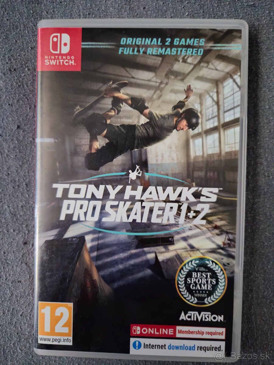 Tony Hawks pro skater 1-2 nintendo switch