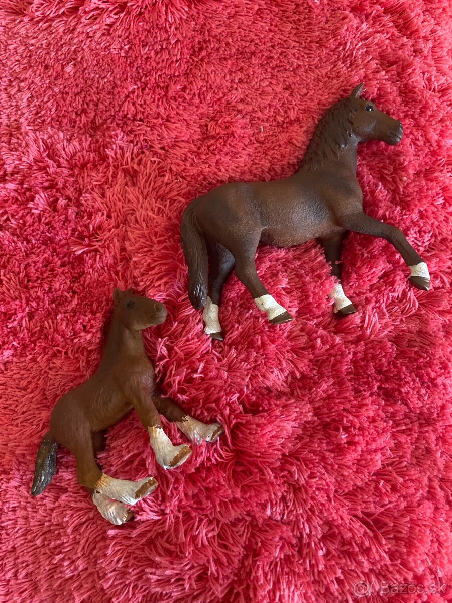 Schleich 2 koniky (raritka 2002 a kobyla)