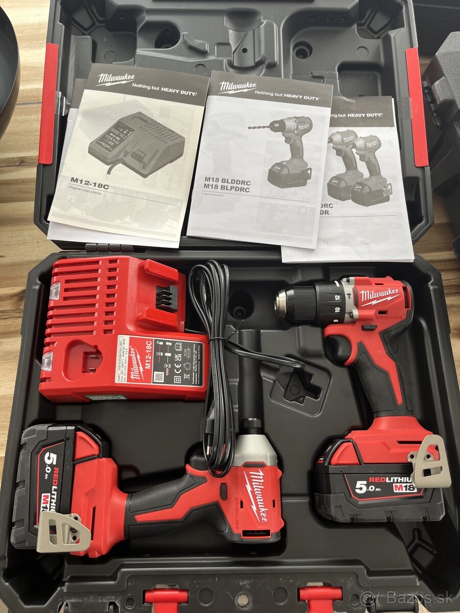 Súprava aku náradia Milwaukee M18 BLCPP2A-502C