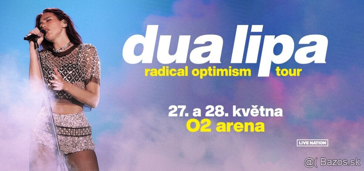 Dua lipa v Prahe