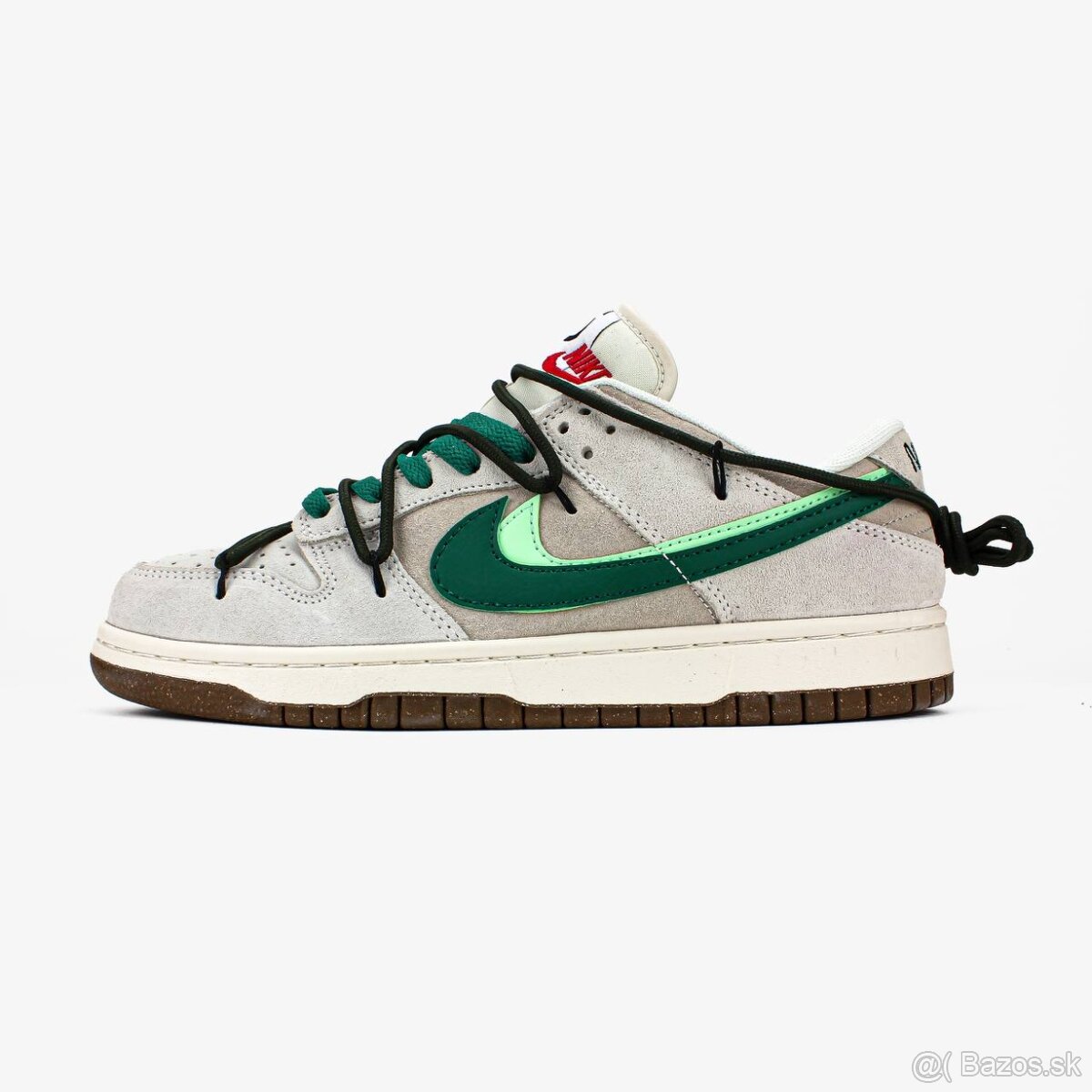 Nike SB Dunk Low Double Swoosh"Grey Green"