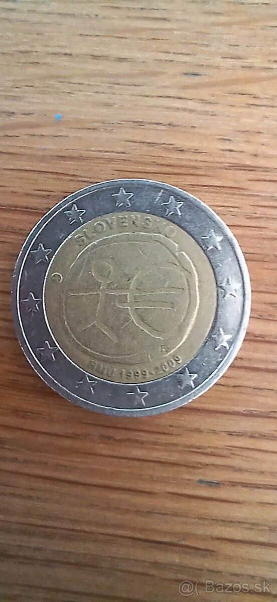 2€ Slovenská monetary union 2009