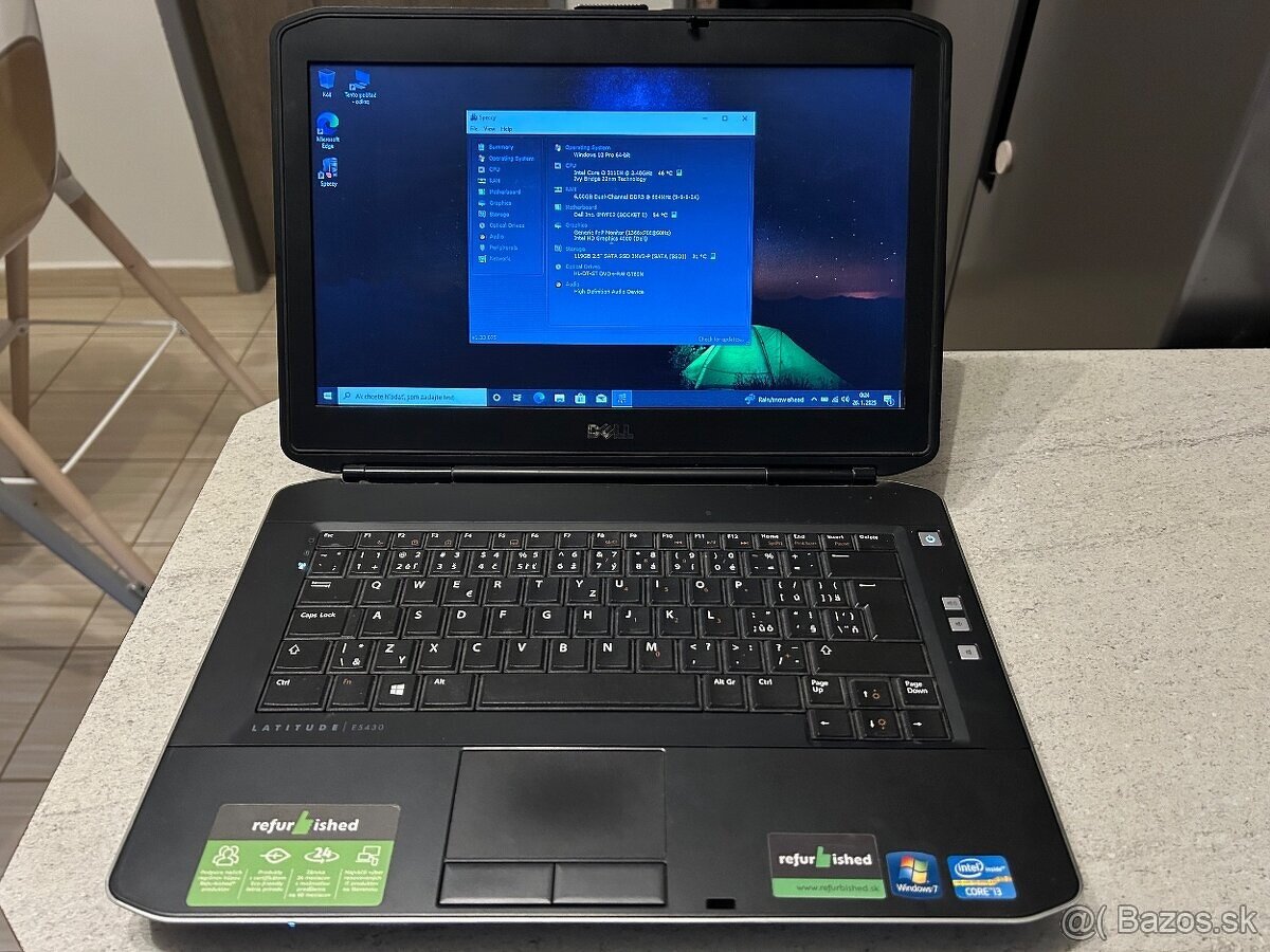 Prenosný Dell Latitude E5430 s i3,6gb ram,128gb ssd,14"HD