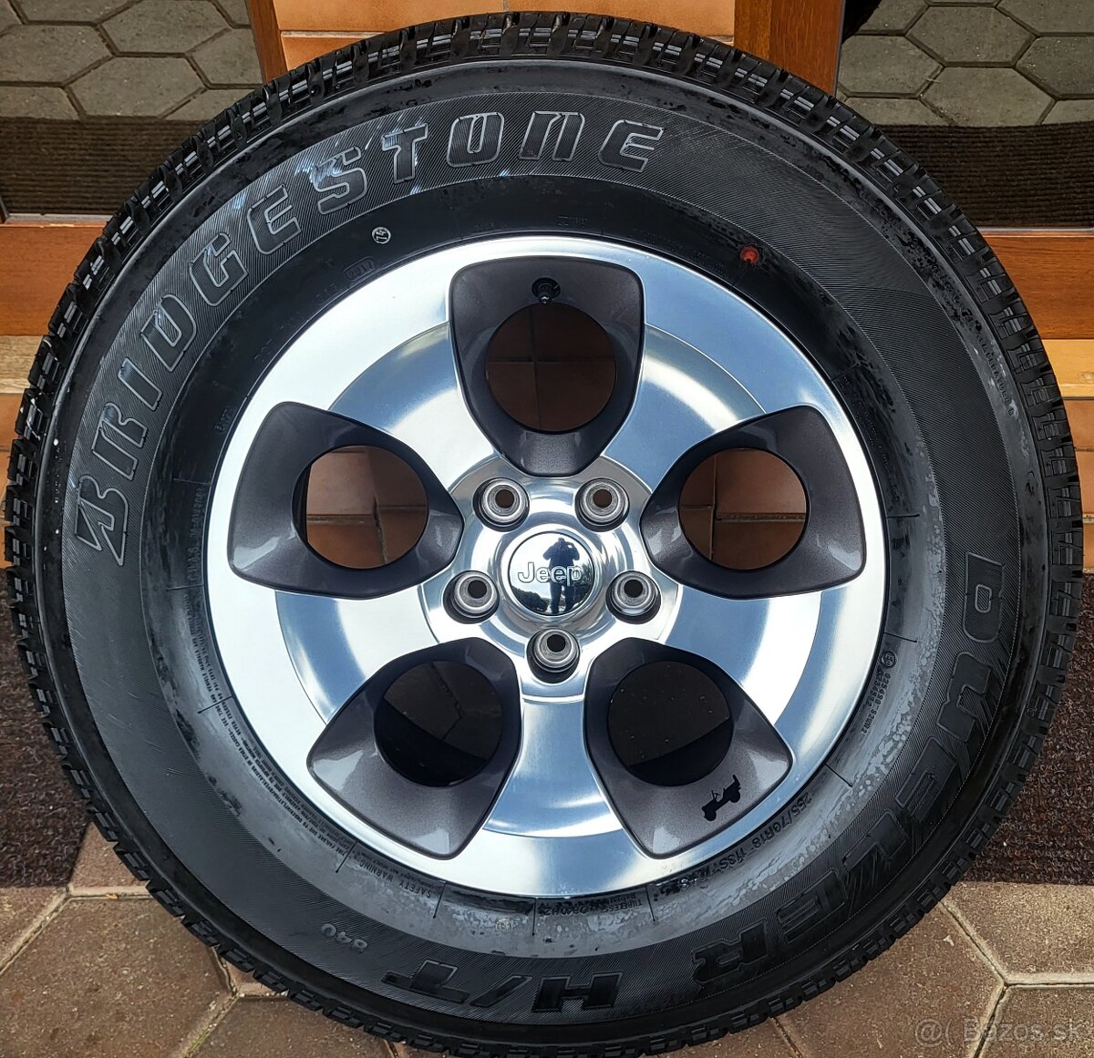 5x alu orig. Jeep Wrangler, bicolor, R18 5x127, NOVÉ