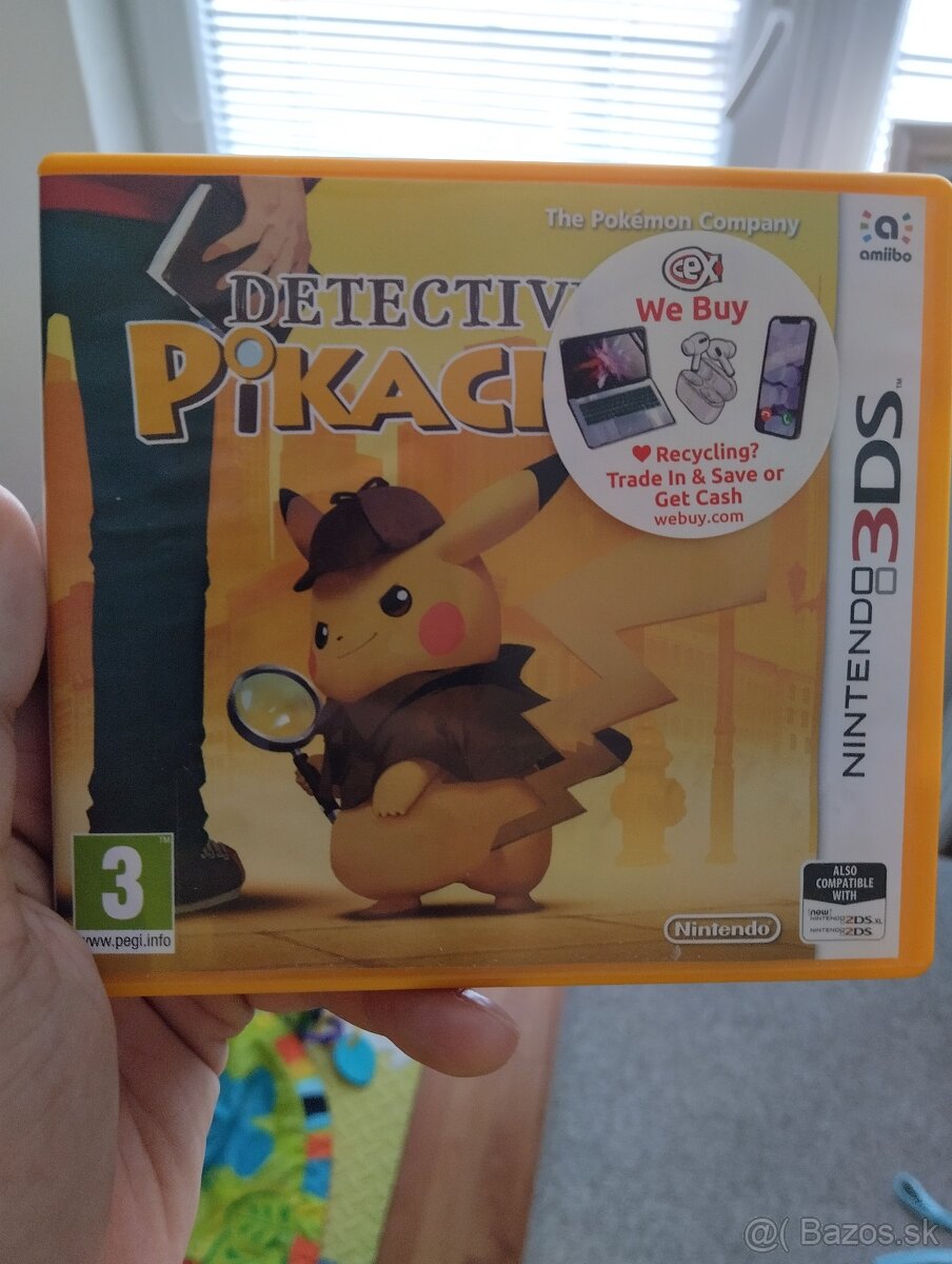 Predam hru Detective Pikachu na nintendo 3DS