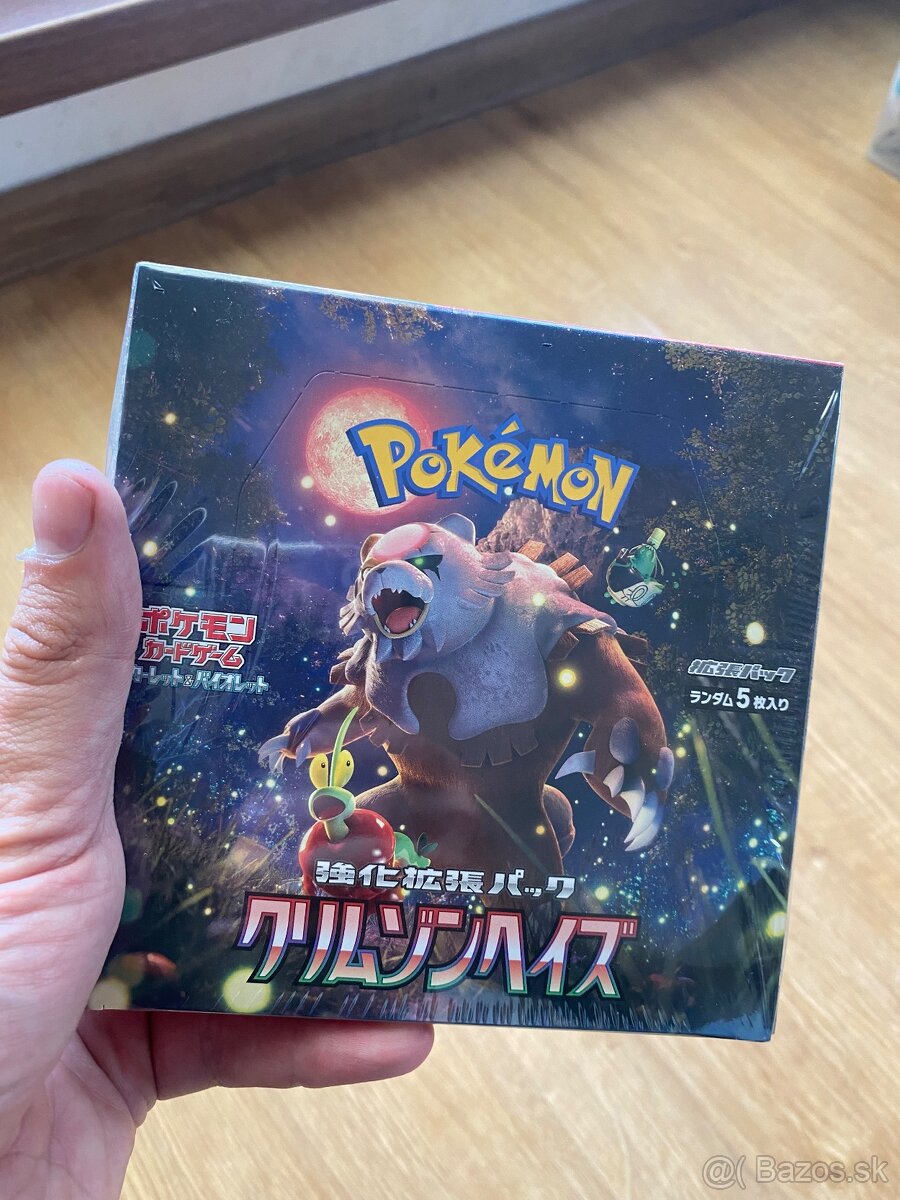 Pokémon Scarlet and Violet Crimson Haze Booster Box - japons