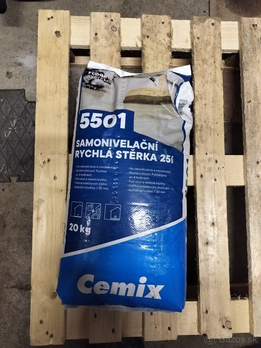 Predám 20kg vrece niveláku Cemix 5501