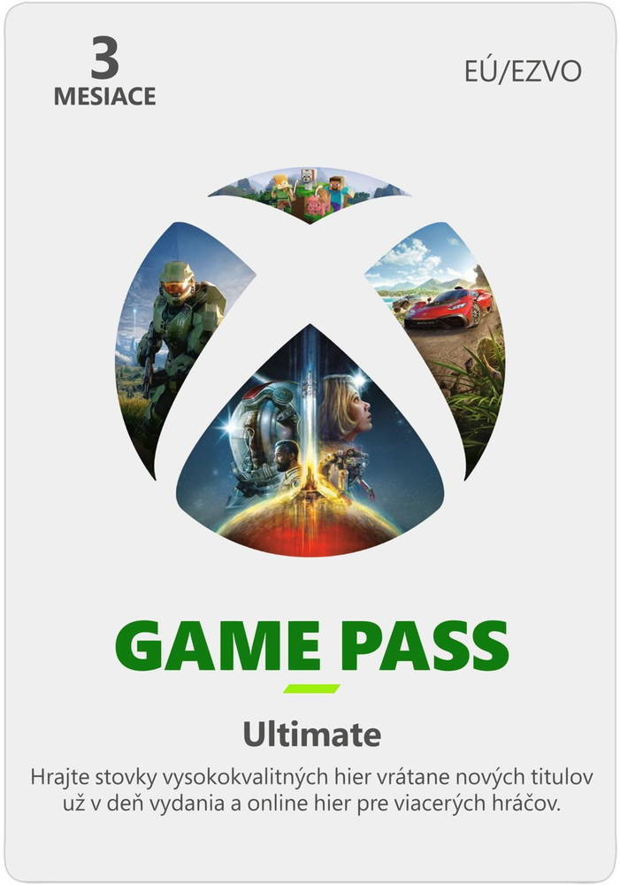 Xbox Game Pass Ultimate 3 mesiace