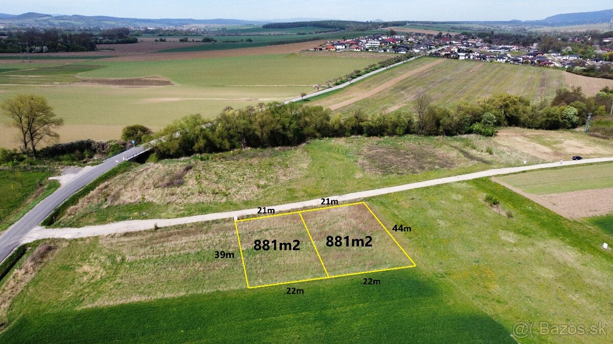 NA PREDAJ STAVEBNÝ POZEMOK  881 m2 PREŠOV - NOVÁ POLHORA