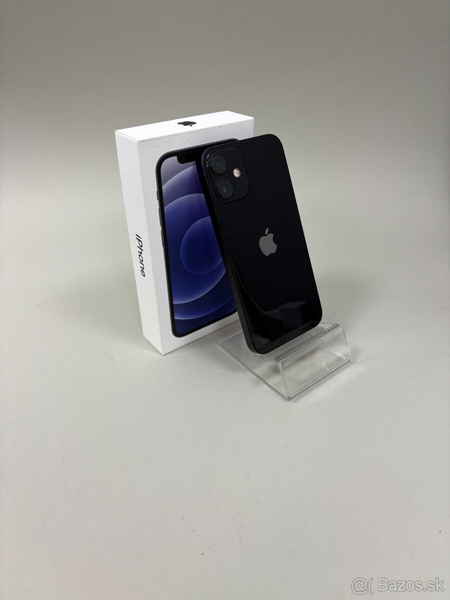 Apple iPhone 12 mini 64GB Black-Batéria 100%