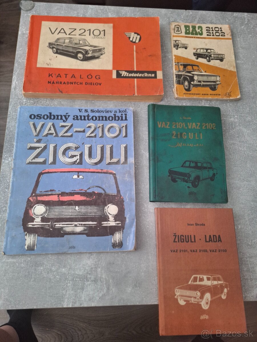 Knihy lada,vaz,žiguli,ba3