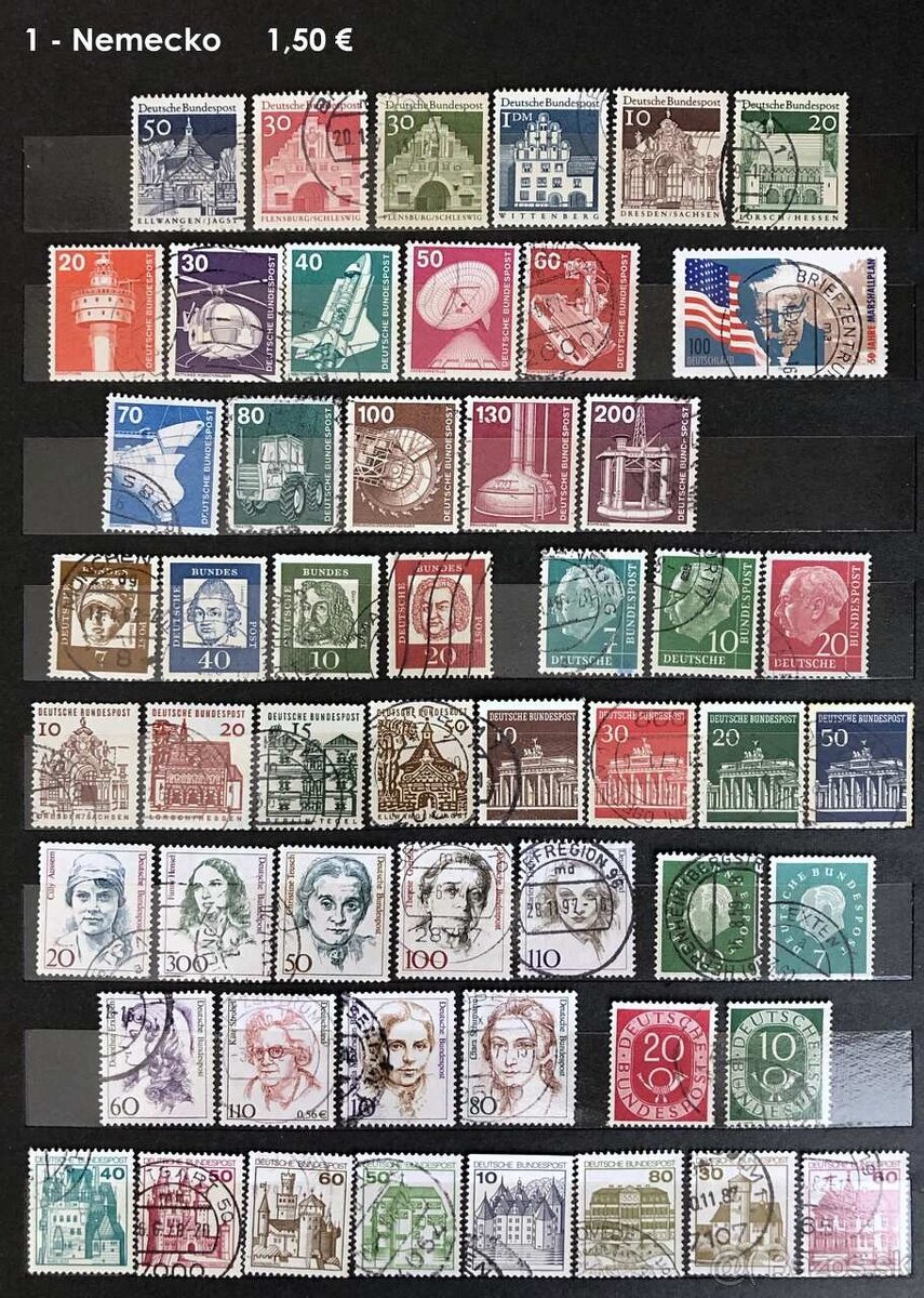 poštové známky - svet mix