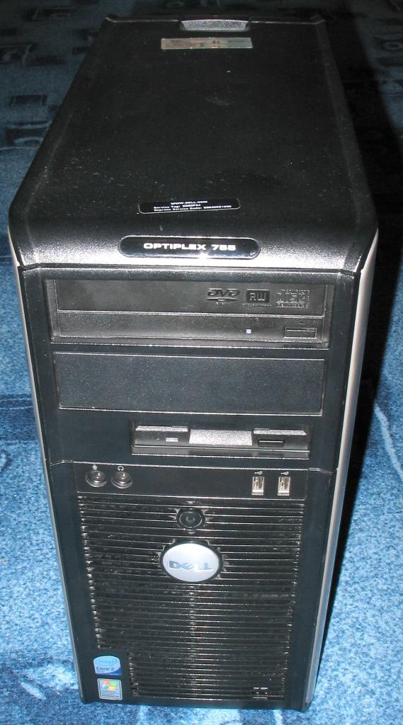 PC DELL OptiPlex 755, Core2 Duo, 3GB RAM, 250GB HDD, Win XP