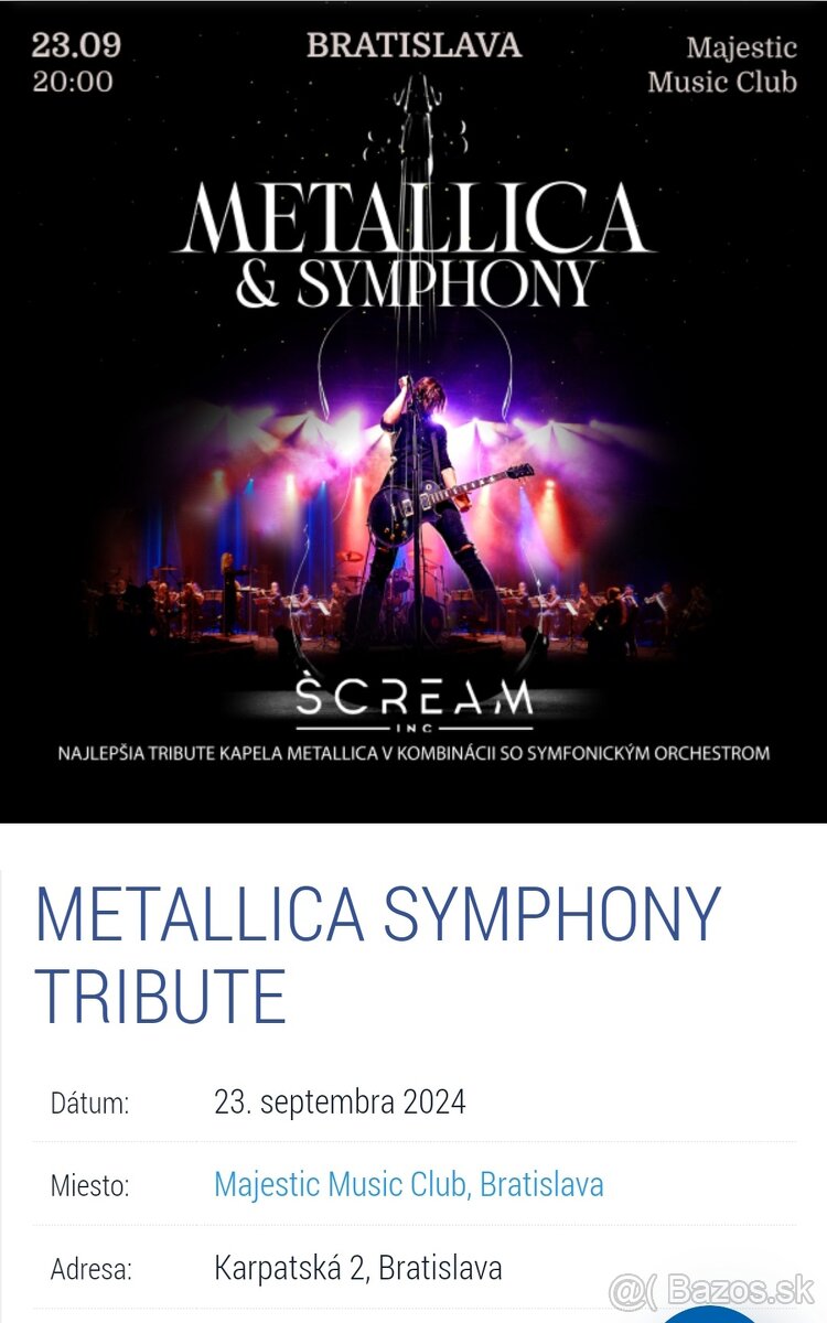 Metallica symphony tribute