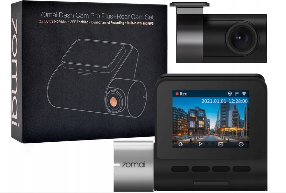 Xiaomi 70mai Dashcam Cam Pro Plus A500S + RC06 kamer