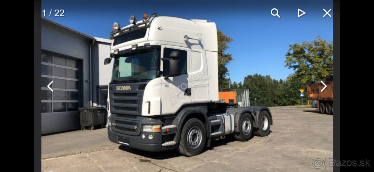 Koupím tahač Volvo Scania 6x2 6x4