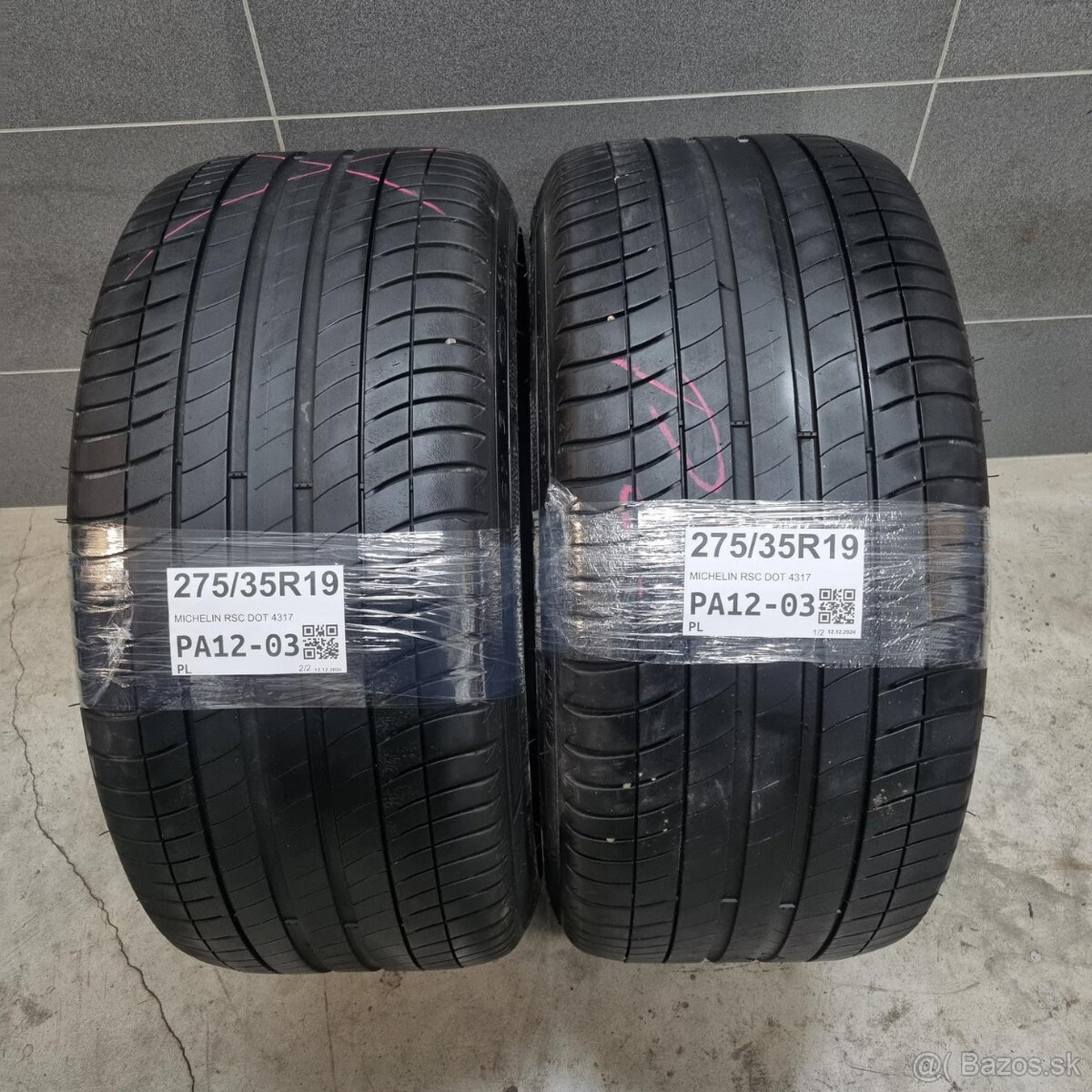 Letné pneumatiky 275/35 R19 MICHELIN DOT4317