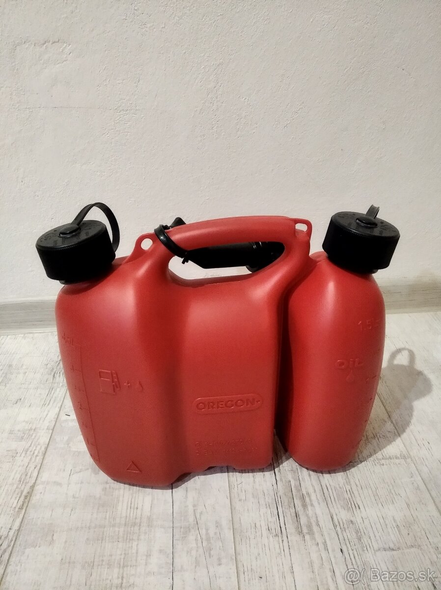 Kanister na benzín a olej spolu (3,5l+1,5l)