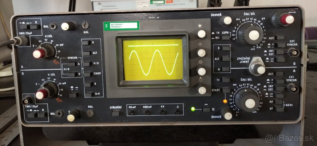 Dvojkanalovy osciloskop BM 566.