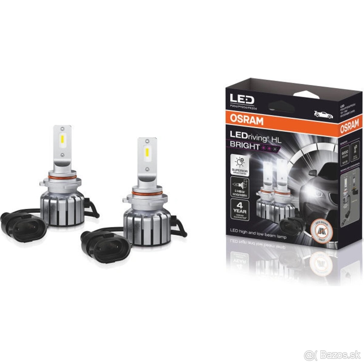 LED Osram HL + Philips Ultion access HB4/HIR2 + HB3/4