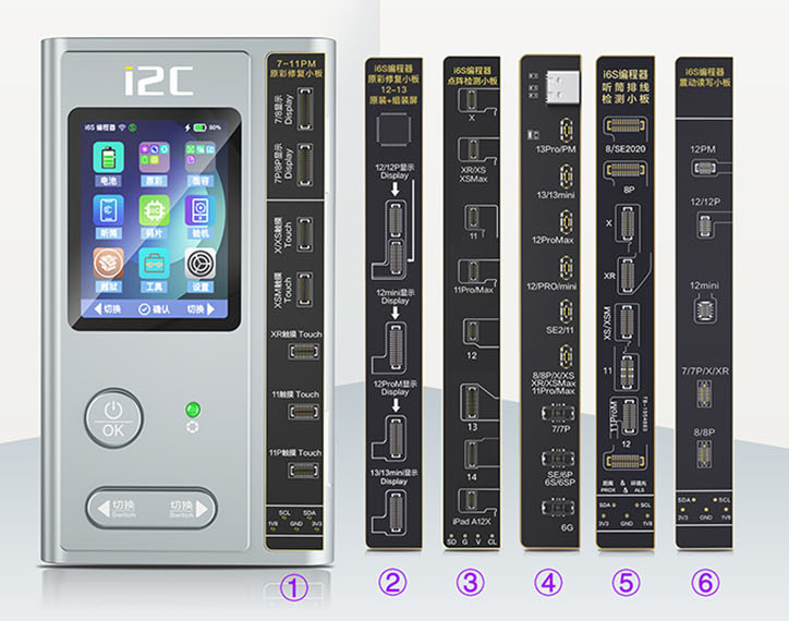 Novy I2C i6S Multifunkčný Programátor pre Apple iphone