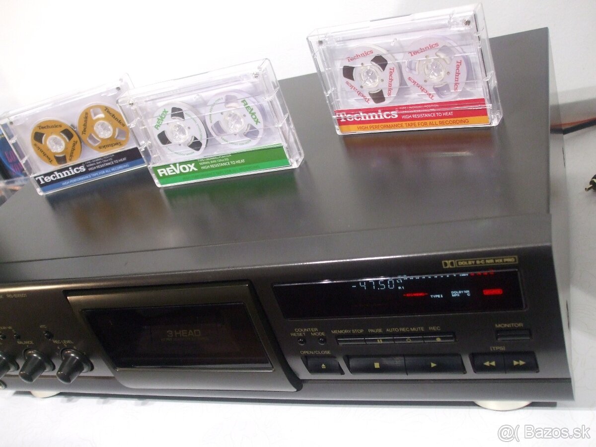 Kazetovy deck 3-hlavovy TECHNICS RS-BX601, ATC = Japan