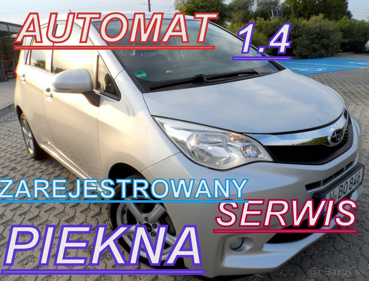 Toyota Verso S Subaru Trezia 1.4 _AUTOMAT-Maly-Przebieg_