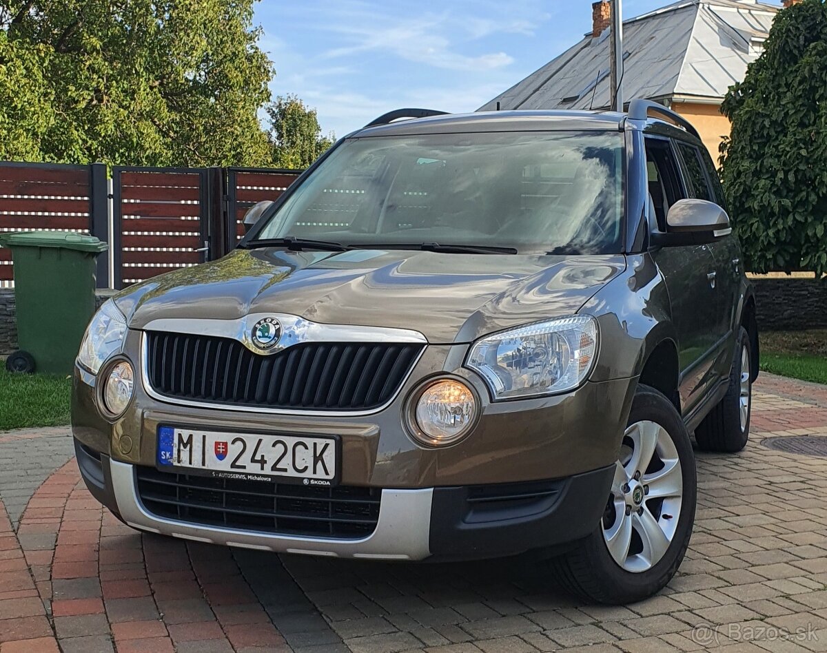 Škoda YETI 1.8 TSI 4x4 118kw, 226xxx km, 2010 ZACHOVALÉ