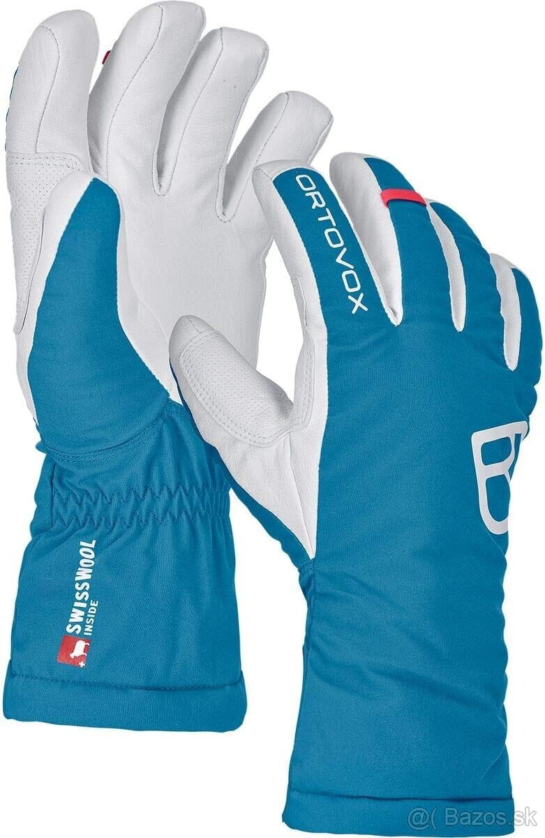 skialp rukavice ORTOVOX SWISSWOOL FREERIDE GLOVE W BLUE SEA