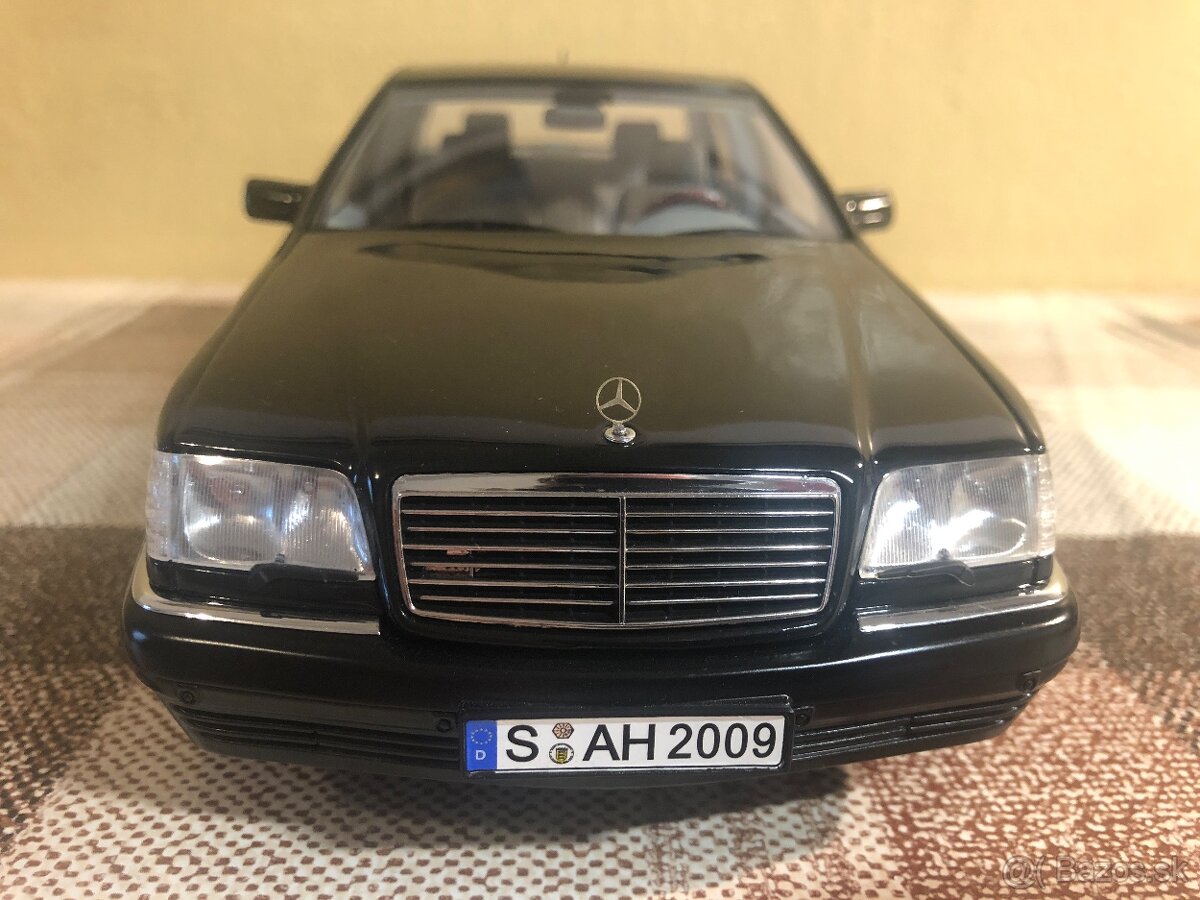 1:18 - MERCEDES-BENZ S600 -W140- NOREV HQ - BLACK