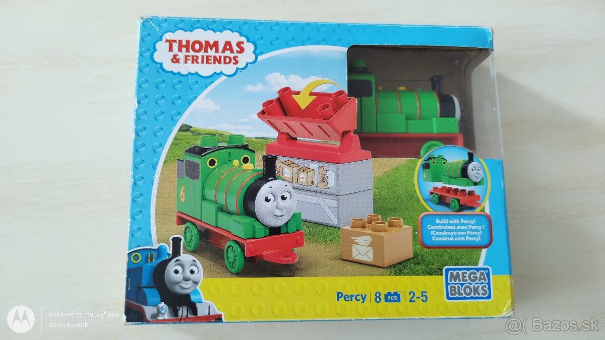 Thomas and Friends Percy 8-dieliková sada – Mega Bloks