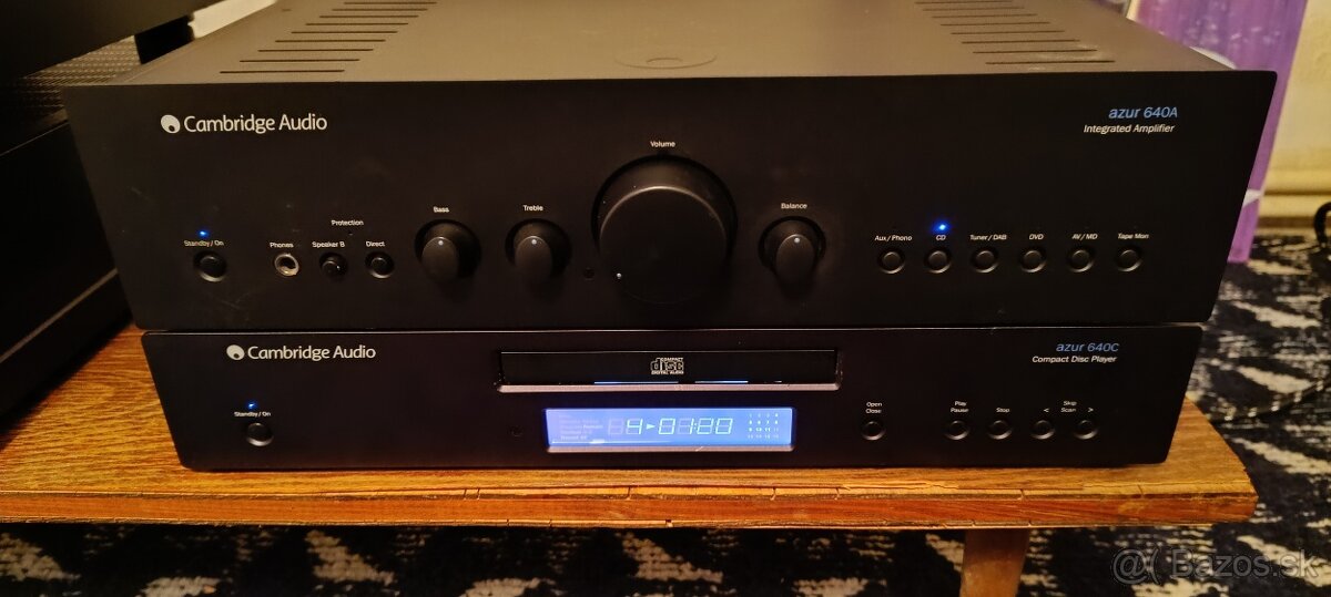 Cambridge Audio Azur 640A integrovaný zosilňovač a 640C CD p